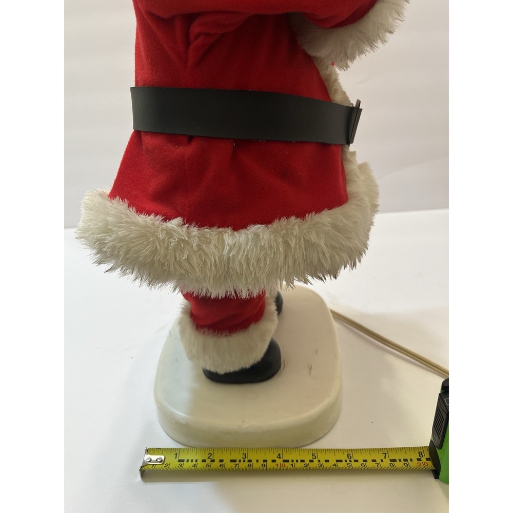 Vintage Christmas Santa's Best Santa Claus Figure Illuminated Candle 20" *Read* - Picture 15 of 16